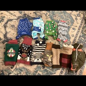 NWOT Huge XS Dog Fall/Winter Apparel Bundle!!